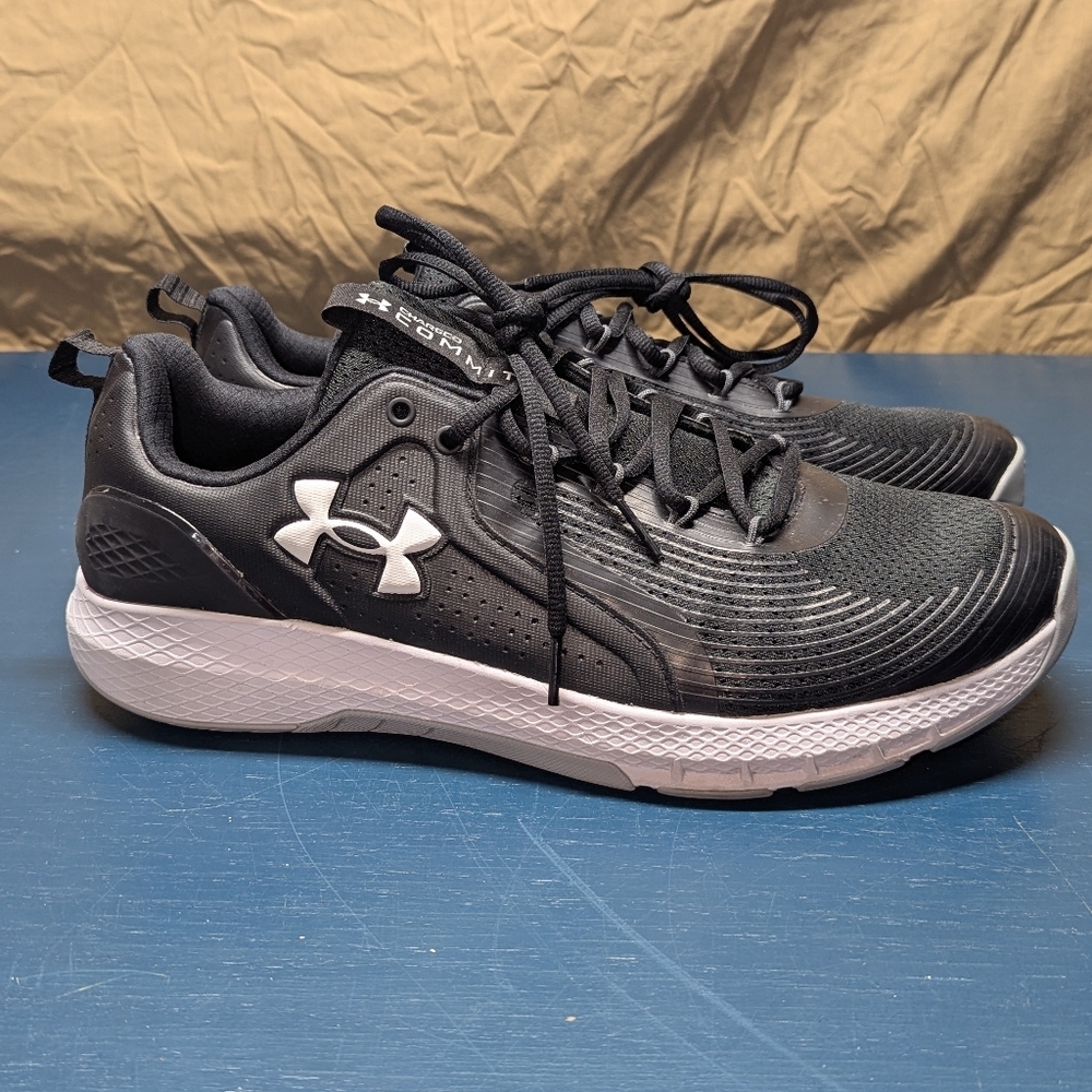 Mens Sz 15 Under Armour Charged Commit Training Running Shoes - Picture 7 of 7